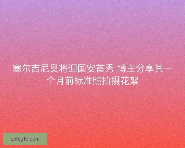 塞尔吉尼奥将迎国安首秀 博主分享其一个月前标准照拍摄花絮 塞尔吉尼奥将迎国安首秀 博主分享其一个月前标准照拍摄花絮